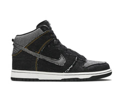 Dunk High Black Denim (WORN)