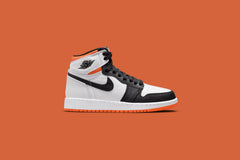 1 Retro High OG (GS) - White/Electro Orange