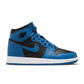 1 Retro High OG (GS) "Marina Blue" - Dark Marina Blue/Black