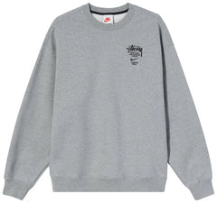 x Stussy International Crew Crewneck Grey