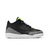 3 Retro SE (PS) 'Electric Green' - Black/Violet Shock