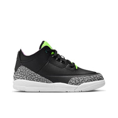 3 Retro SE (PS) 'Electric Green' - Black/Violet Shock