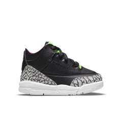 3 Retro SE (TD) 'Electric Green' - Black/Violet Shock
