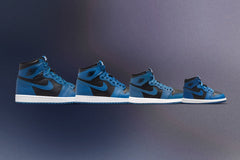 1 Retro High OG (GS) "Marina Blue" - Dark Marina Blue/Black