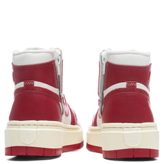 Women's 1 Elevate Mid - Summit White/Varsity Red/Coconut Milk