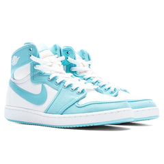 1 KO - Bleached Aqua/White