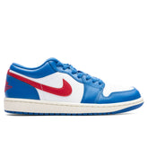 Women's 1 Low - Sport Blue/Gym Red/White