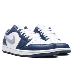 1 Low - White/Wolf Grey/Midnight Navy