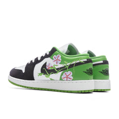 1 Low (GS) - White/Altitude Green/Lavender Mist