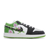 1 Low (GS) - White/Altitude Green/Lavender Mist