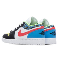 1 Low CD (GS) - Black/Lt Fusion Red/White