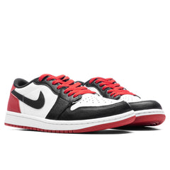 1 Low OG 'Black Toe' - White/Black/Varsity Red
