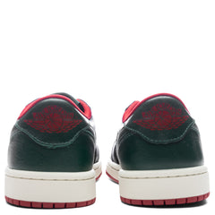 Women's 1 Low OG - Black/Gorge Green/Varsity Red
