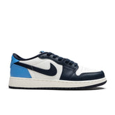 1 Low OG 'Obsidian' (GS) - Obsidian/University Blue/Sail