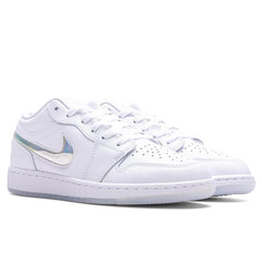 1 Low SE (GS) - White/Ice Blue