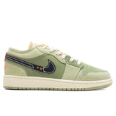 1 Low (GS) - Sky J Light Olive/Black/Celadon