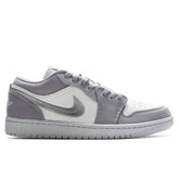 Women's 1 Low SE - Light Steel Grey/Sail/White