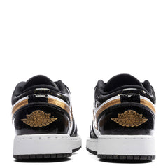 1 Low SE (GS) - Black/Metallic Gold/White