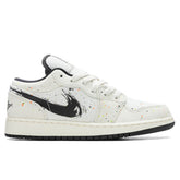 1 Low SE (GS) 'Paint Splatter' - Sail/Black/Total Orange