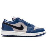 Women's 1 Low - French Blue/Black-College Grey/Sail