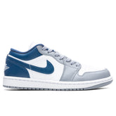 Women's 1 Low - Stealth/French Blue/White