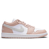 Women's 1 Low - White/Light Bone/Particle Beige