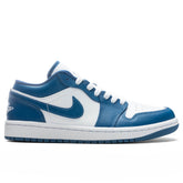 Women's 1 Low - White/Dark Marina Blue