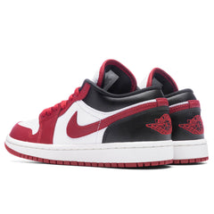 Women's 1 Low - White/Gym Red/Black