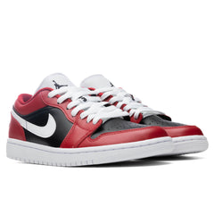 Women's 1 Low 'Chicago Flip' - Gym Red/White