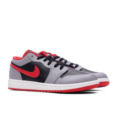 1 Low (GS) - Black/Fire Red/Cement Grey/White