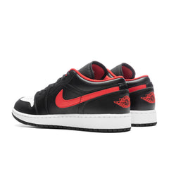 1 Low (GS) - Black/Fire Red/White