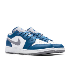 1 Low (GS) - True Blue/Cement Grey/White