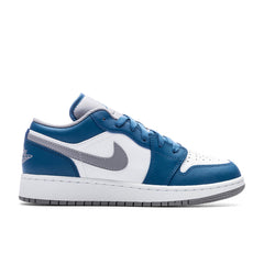 1 Low (GS) - True Blue/Cement Grey/White
