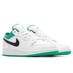 1 Low (GS) - White/Stadium Green/Black