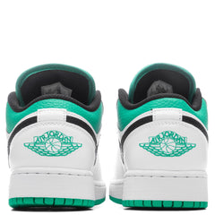 1 Low (GS) - White/Stadium Green/Black