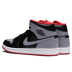 1 Mid - Black/Cement Grey/Fire Red