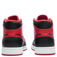 1 Mid - Black/Fire Red/White