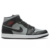 1 Mid - Black/Gym Red/Particle Grey