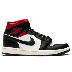 Women's 1 Mid - Black/Gym Red/Sail