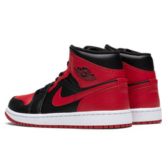 1 Mid - Black/Gym Red/White