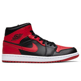 1 Mid - Black/Gym Red/White