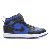 1 Mid (PS) - Black/Royal Blue/White