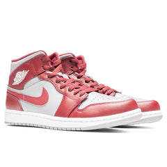 1 Mid - Cherrywood Red/Cement Grey/White