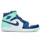 1 Mid - Mystic Navy/Mint Foam/White