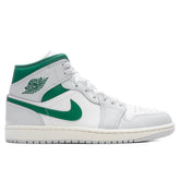 1 Mid - Summit White/Pine Green/Pure Platinum