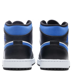 1 Mid - White/Racer Blue/Black