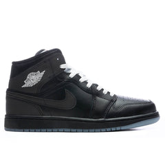 1 Mid 'Black Metallic Reimagined' - Black/White/Wolf Grey