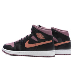 1 Mid SE - Black/Sky J Orange/White