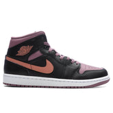 1 Mid SE - Black/Sky J Orange/White