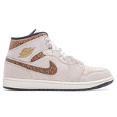 1 Mid SE - Light Orewood Brown/Metallic Gold/White
